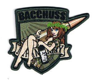 BACCHUSS刺繍パッチ　OD